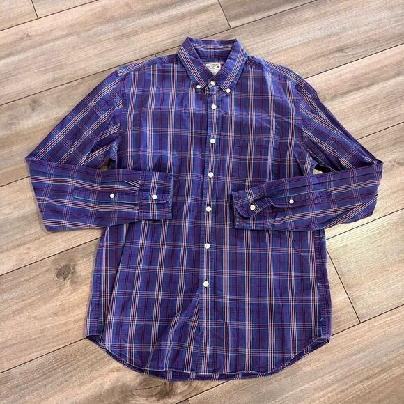 Lot of 2 J. Crew Pattern‎ Buttonup Shirts Men Medium Bin G-37 - Picture 4 of 4